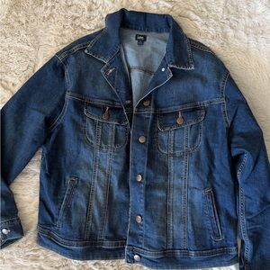 Lee Womens Indigo Blue Denim Jacket - Classic Trucker